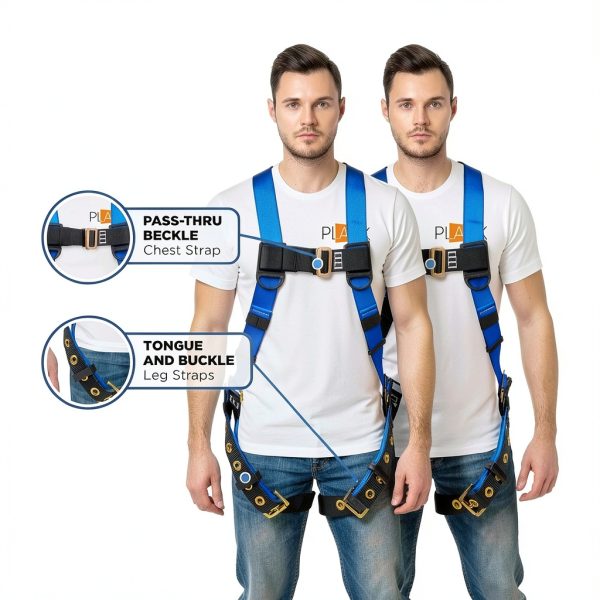 Fall Arrest Harness Palmer Safety 5 Point Body One Size-1