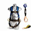 Palmer Safety Fall Arrest Harness 420 lb Polyester Webbing Hi Vis-6