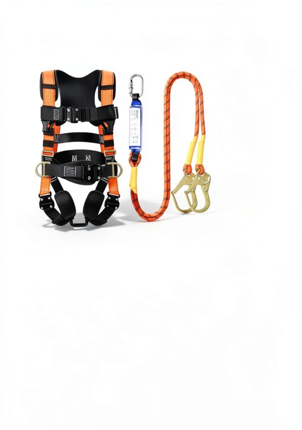 Fall Arrest Safety Harness TRSMIMA TTHarnessB Quick Release Buckles-4