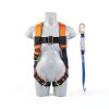 TRSMIMA Safety Harness with 6ft Shock Lanyard Steel D‑Rings-5