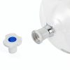 PATIKIL 3000ml Conical Separating Funnel Borosilicate PTFE Stopcock-3