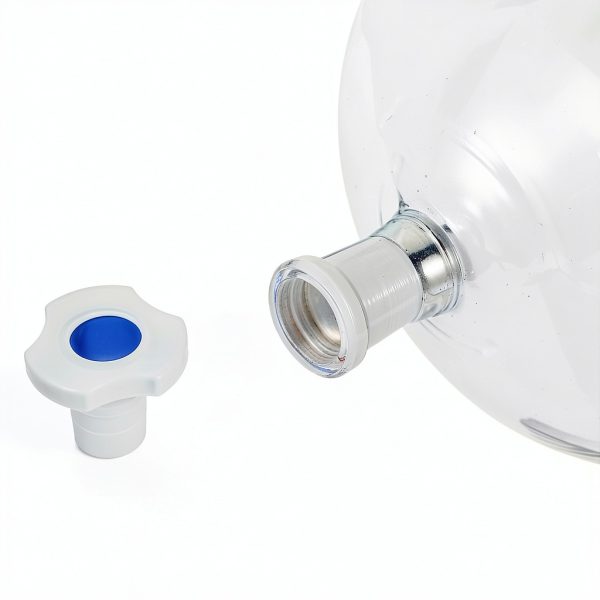 PATIKIL 3000ml Conical Separating Funnel Borosilicate PTFE Stopcock-3