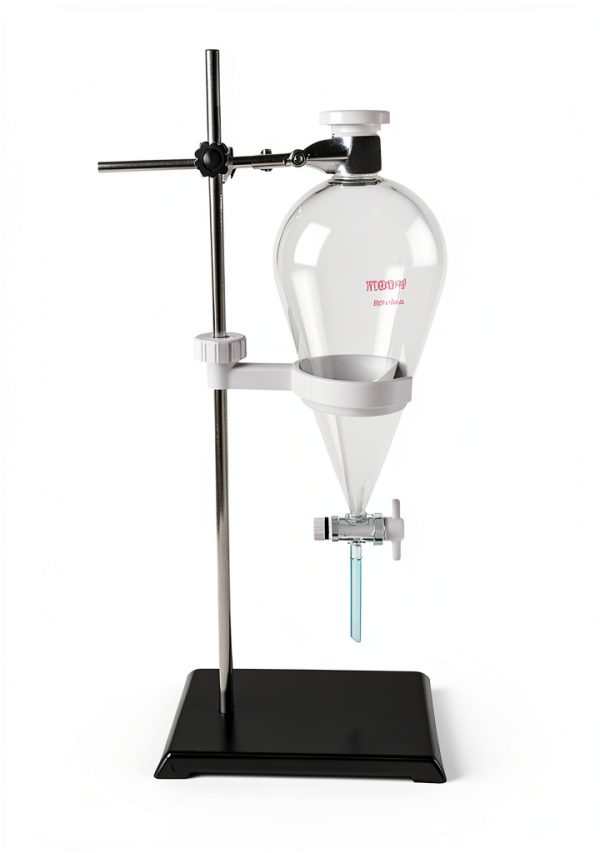 EBT2 1000ml Glass Separatory Funnel Set DONLAB with PTFE Stopcock-0