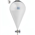 Borosilicate Glass 10000ml / 10L Conical Separatory Funnel with PTFE stopcork-0