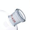 Borosilicate Glass Conical Funnel 125ml BISMAN 24/29J PTFE Stopcock-1