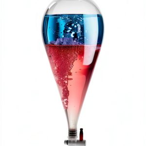 Separatory Funnel 500mL Eisco Polypropylene with PTFE Stopcock-0