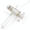 Borosilicate Glass Conical Funnel 125ml BISMAN 24/29J PTFE Stopcock-2