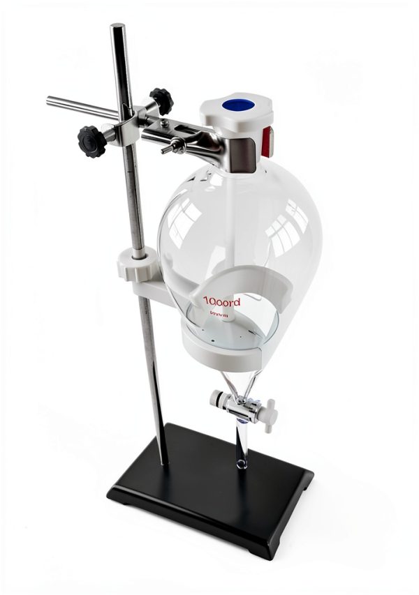 EBT2 1000ml Glass Separatory Funnel Set DONLAB with PTFE Stopcock-1
