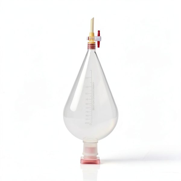 Lab 1000ml Separatory Funnels with PTFE Stopcock, Clear Graduated-4