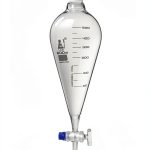EISCO Squibb Separating Funnel 500ml Borosilicate Glass 24/29 Stopper-0