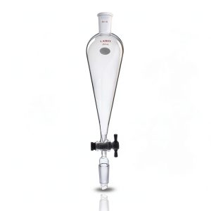 Separatory Funnel Laboy 250mL Borosilicate Glass with 4mm PTFE-0