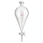 QWORK 1000ml Separating Funnel with 24/29 Joints and PTFE Plug-0