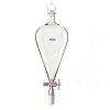 Glass Pyriform Separatory Funnel 500ml 24/40 PTFE Stopcock Deschem-0