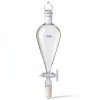125ml,24/40,Lab Pyriform Separatory Funnel,PTFE Stopcock,Ground Joints-1