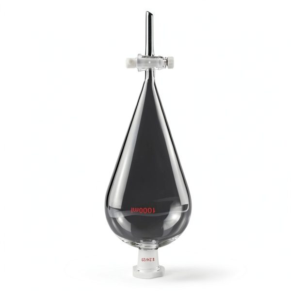 QWORK 1000ml Separating Funnel with 24/29 Joints and PTFE Plug-5