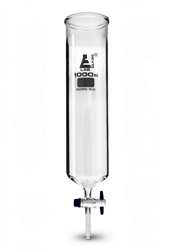 Dropping Funnel 1000mL Lab Stand by EISCO – Borosilicate Glass, Base-1
