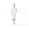125ml,24/40,Lab Pyriform Separatory Funnel,PTFE Stopcock,Ground Joints-0