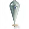 Glass Pyriform Separatory Funnel 500ml 24/40 PTFE Stopcock Deschem-6