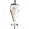 Separating Funnel 500ml QWORK with 24/29 Joints and PTFE Plug-5